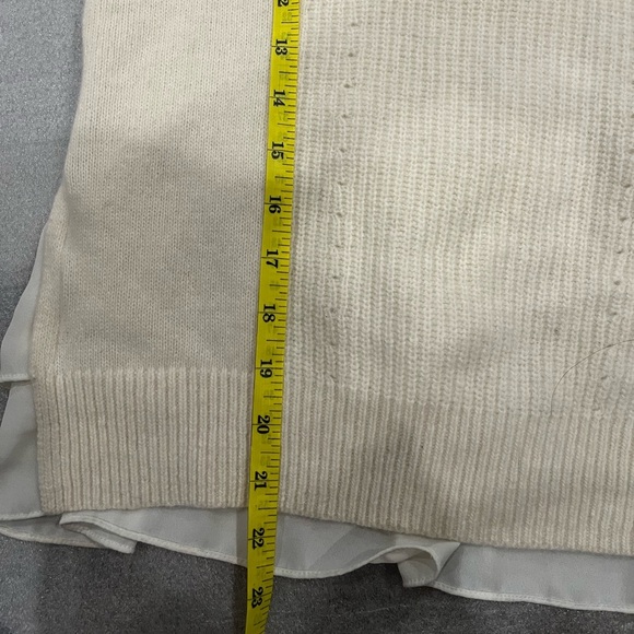 [S]Club Monaco Cream Crew Neck Wool Angora Sweater NWOT - Picture 5 of 7